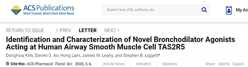 神秘的苦味受体，，，，哮喘的治疗希望。。。。。。